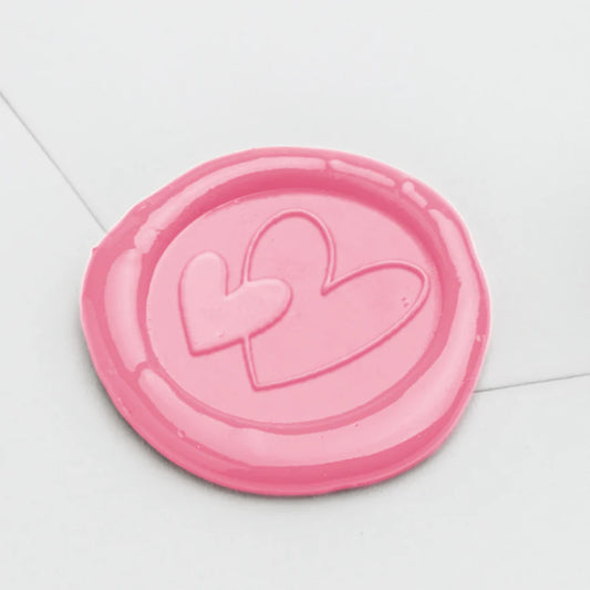 Double Heart Wax Seal