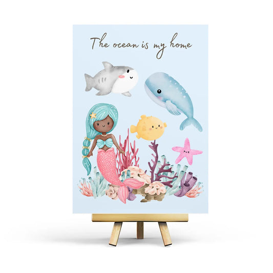 The Ocean Is My Home Postcard