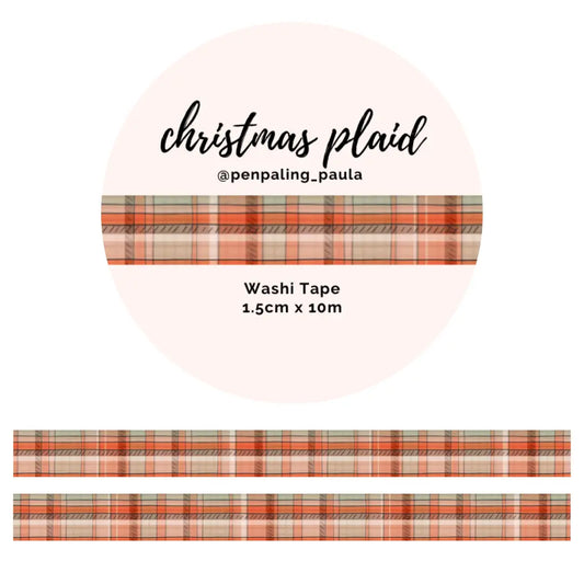 Christmas Plaid Washi Tape