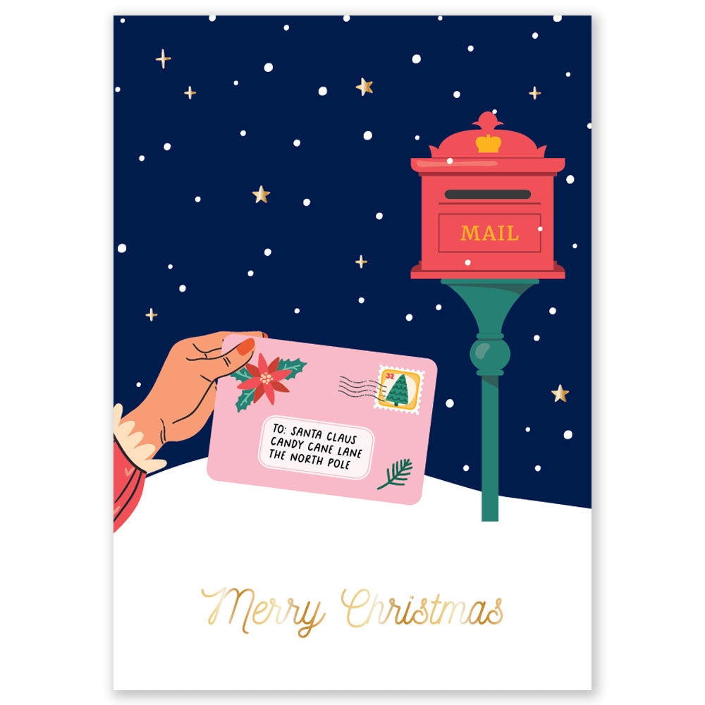 Christmas Mail Postcard