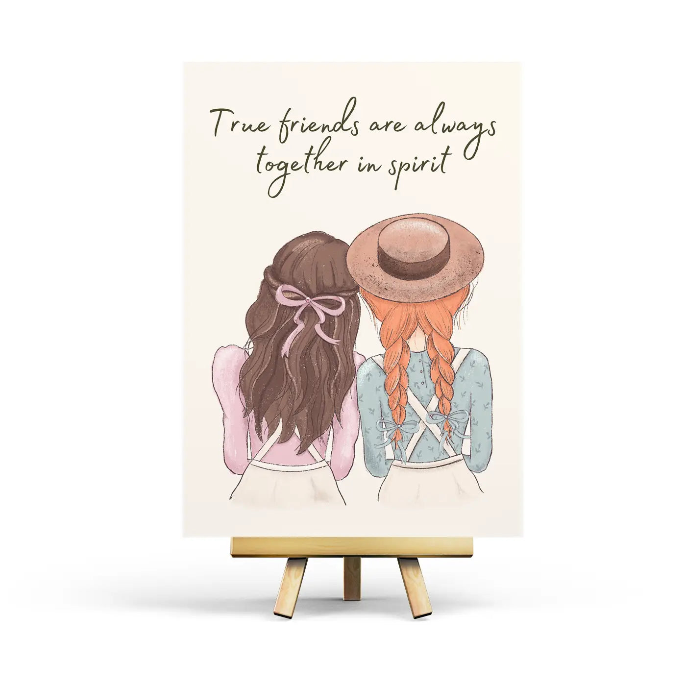 True Friends Postcard