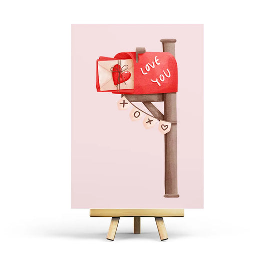 Valentine's Mailbox Postcard