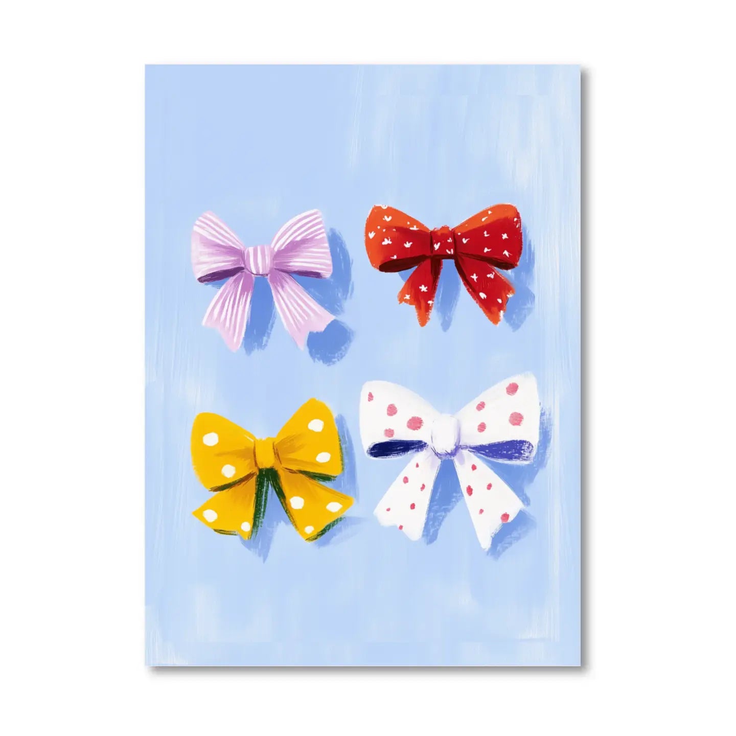 Bows Postcard