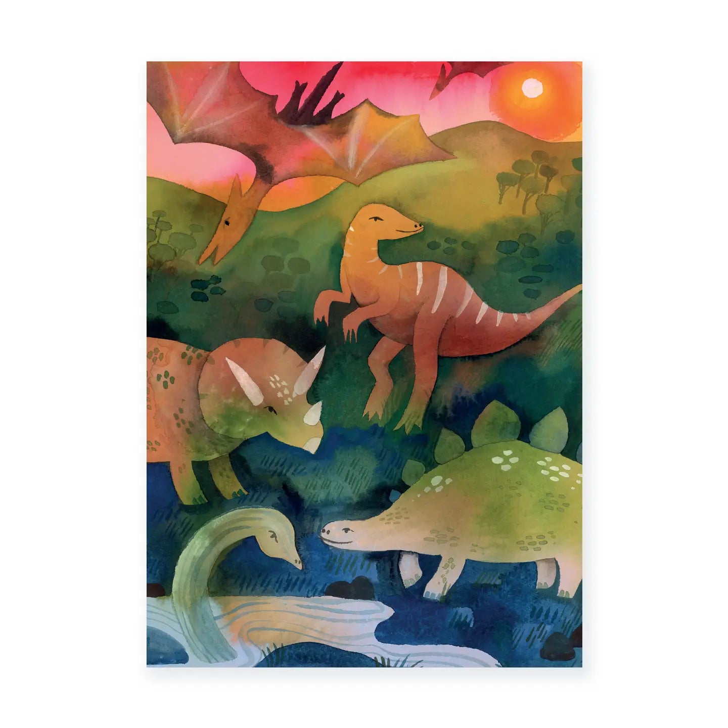 Dinosaurs Postcard