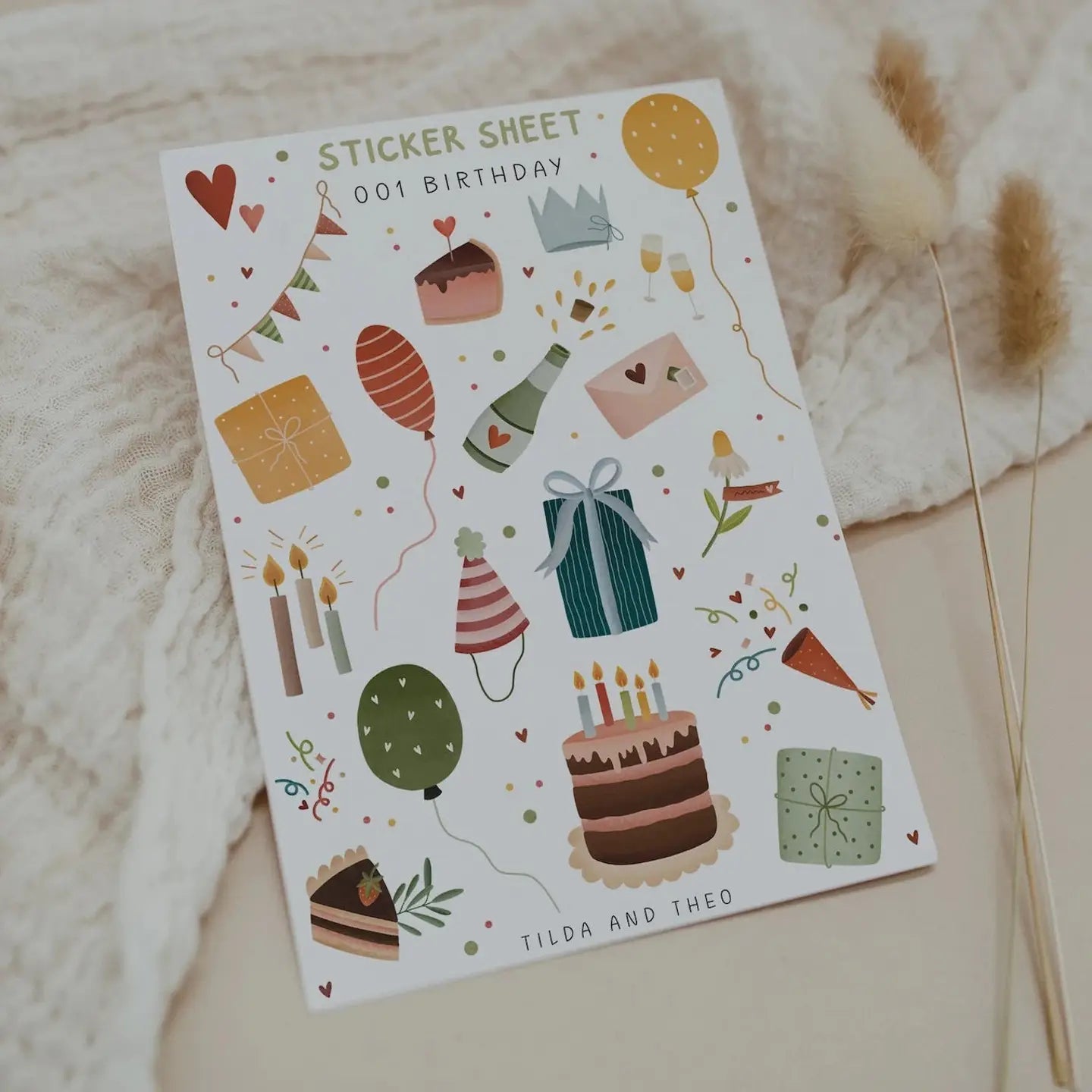 Birthday Sticker Sheet