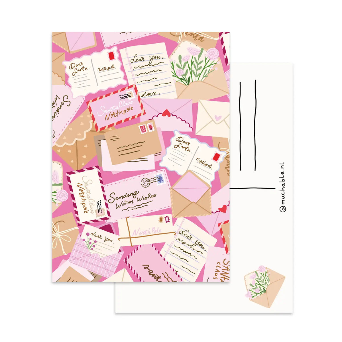 Santa Letters Postcard