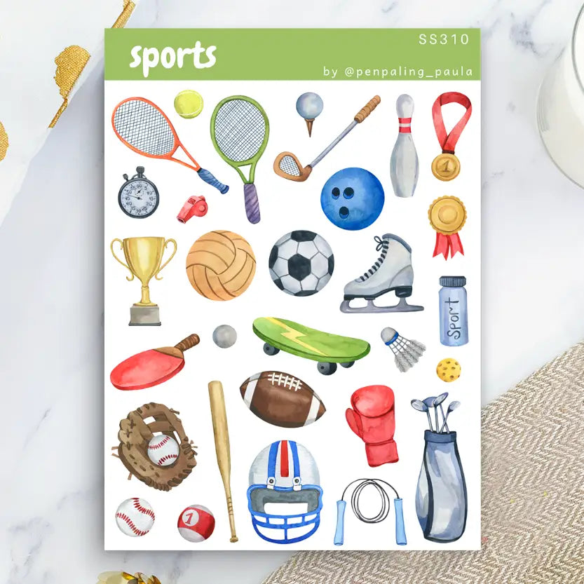 Sports Sticker Sheet