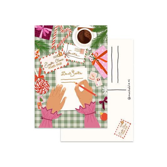 Dear Santa Postcard