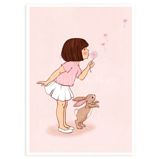 Belle & Boo Postcard "Dandelion"