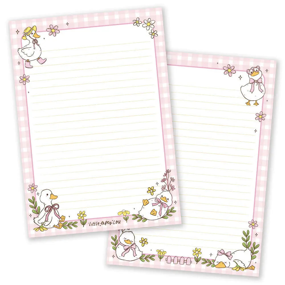 Duckie with Bows Notepad