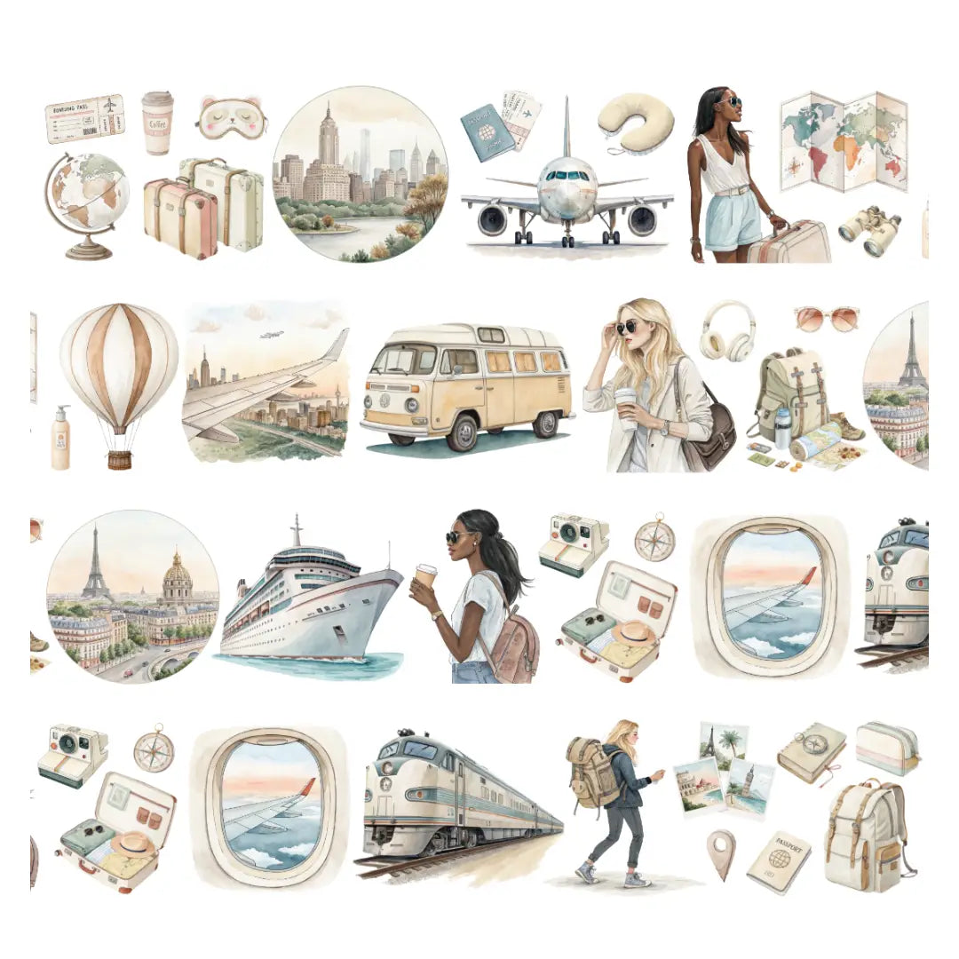 Let's Go Travel Pet Tape PRE-CUT