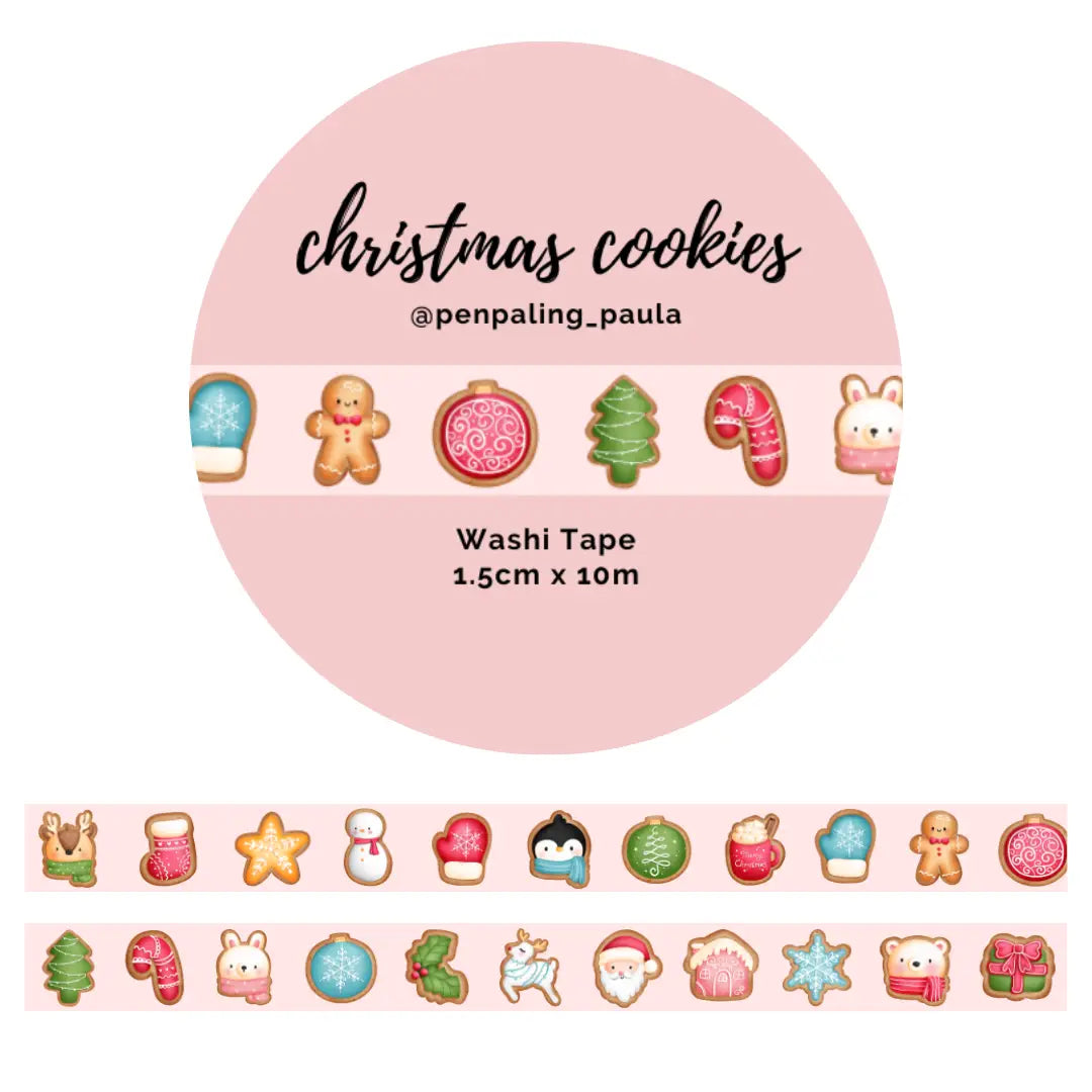 Christmas Cookies Washi Tape