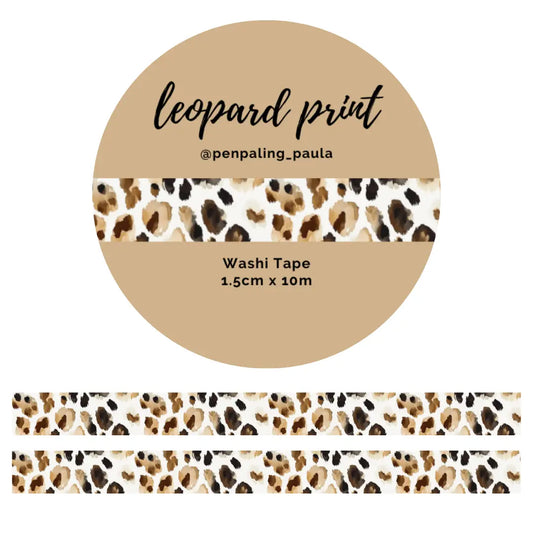 Leopard Print Washi Tape