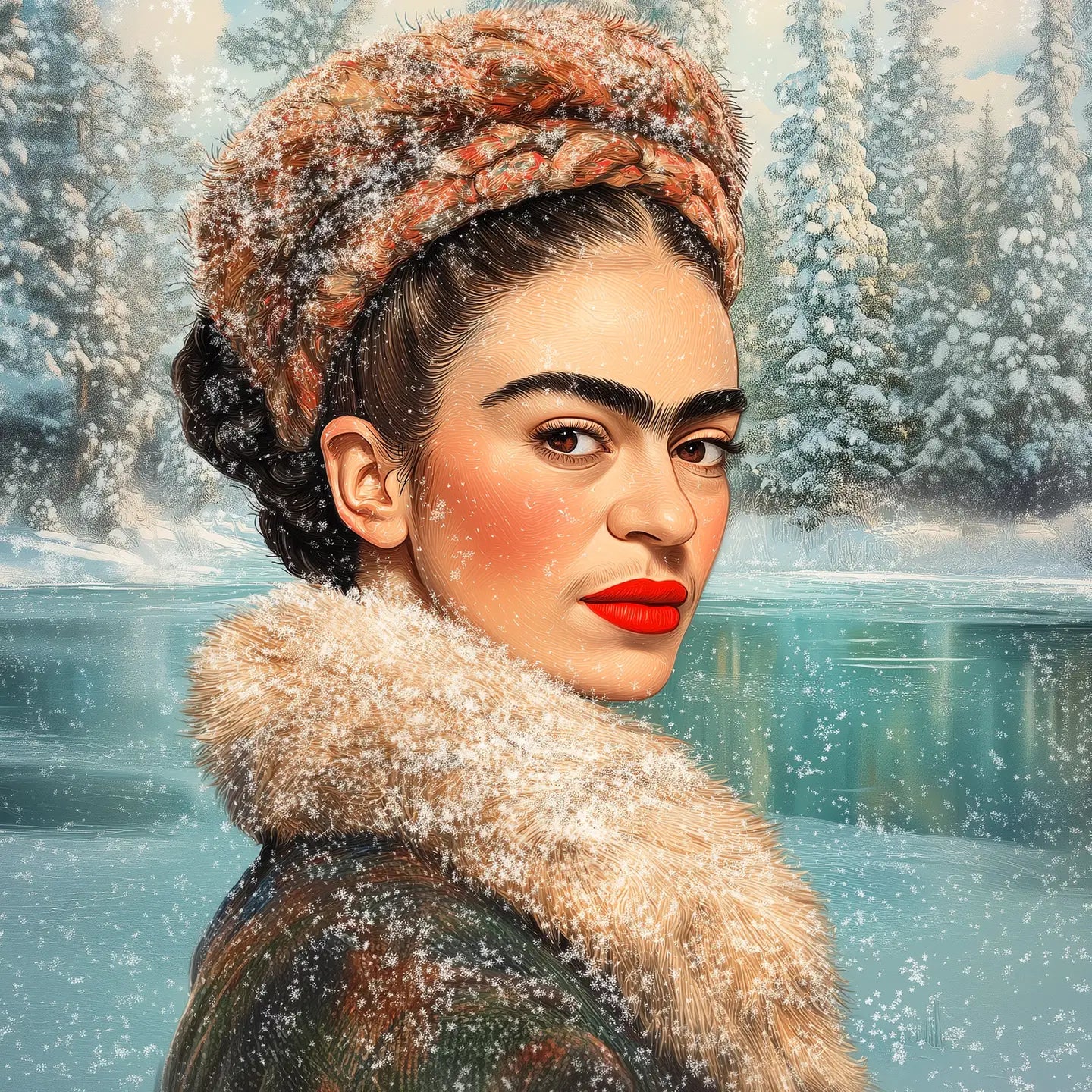 Frida by the Pond