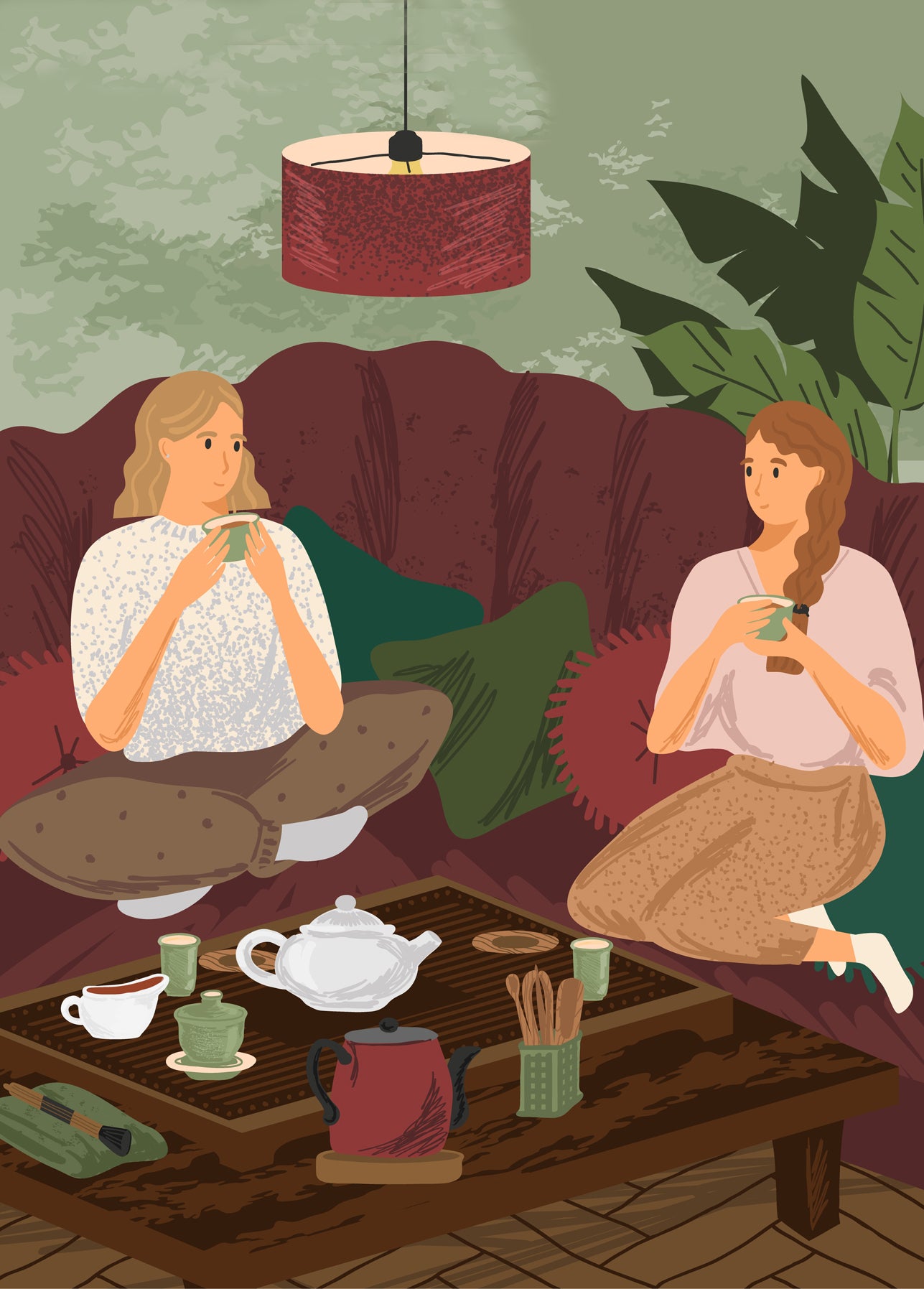 Tea Time Postcard