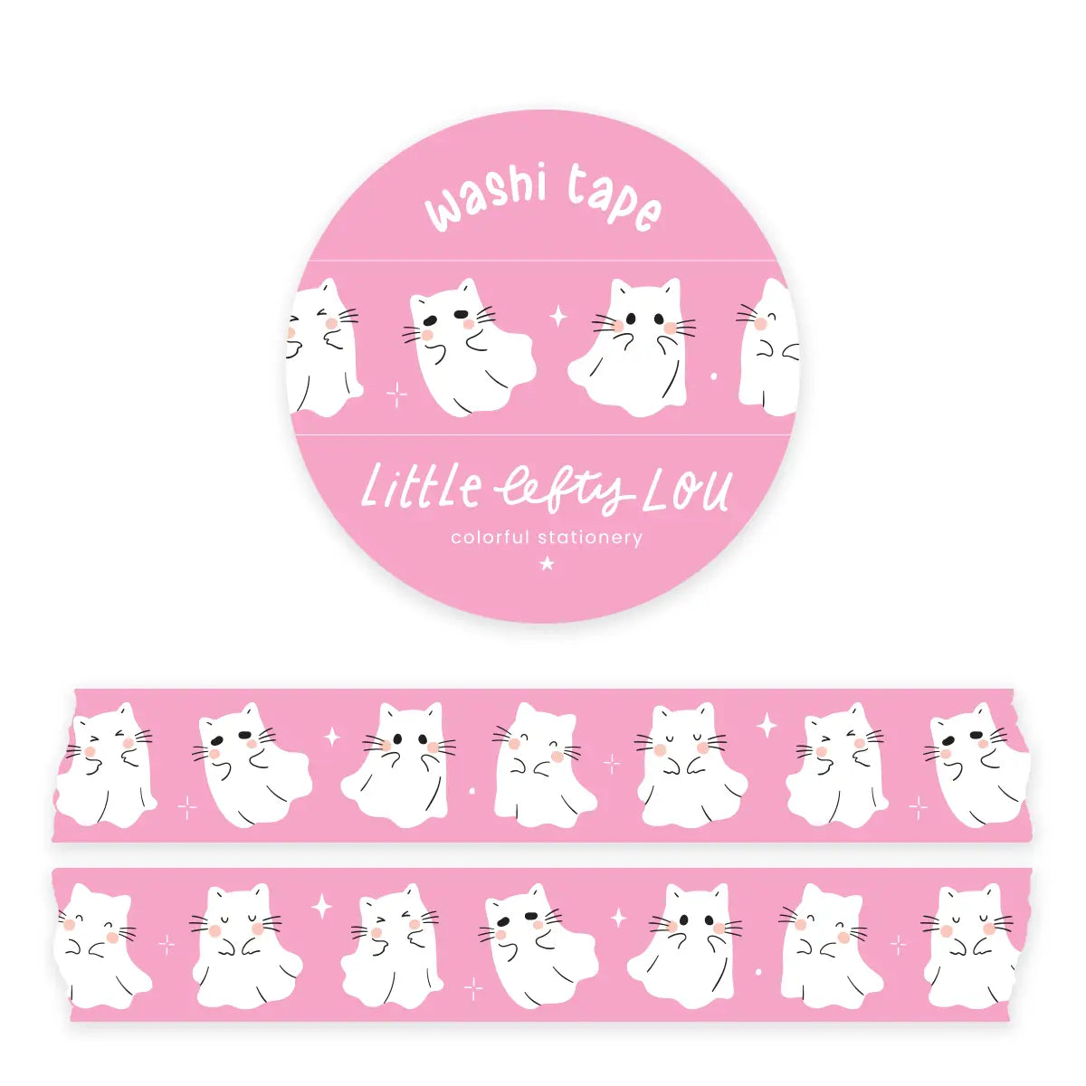 Ghost Cats Washi Tape
