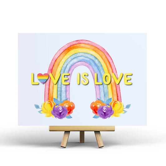 Love Is Love Postcard
