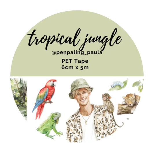 Tropical Jungle PET Tape PRE-CUT