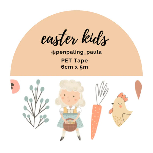 Easter Kids PET Tape PRE-CUT