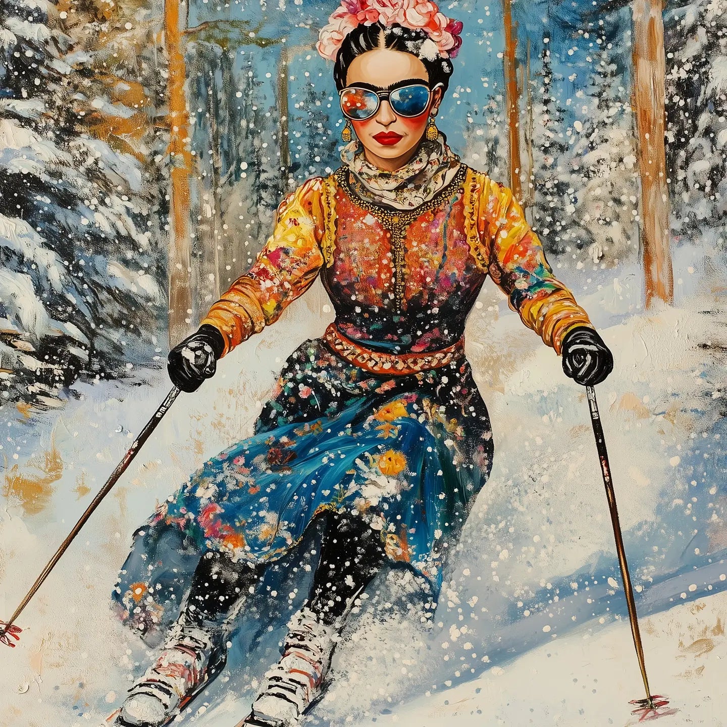 Frida on the Slopes