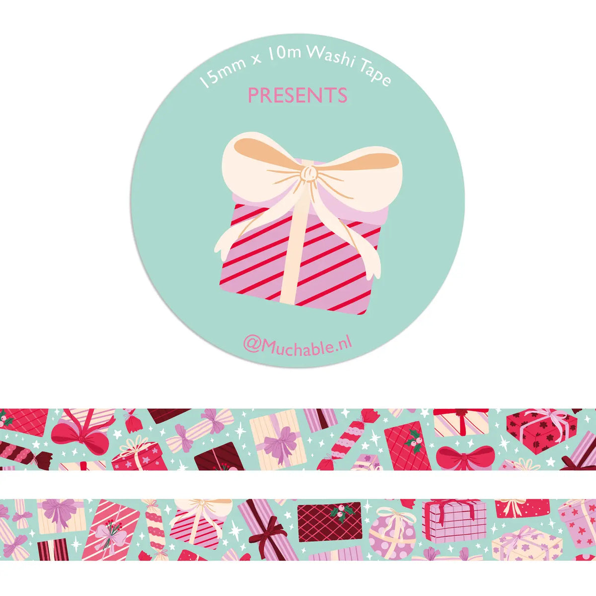 Presents Washi Tape (Light Blue)