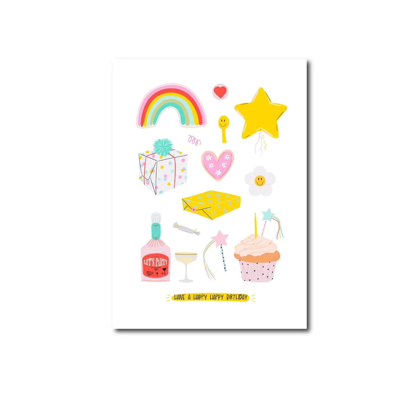 Birthday Elements Postcard