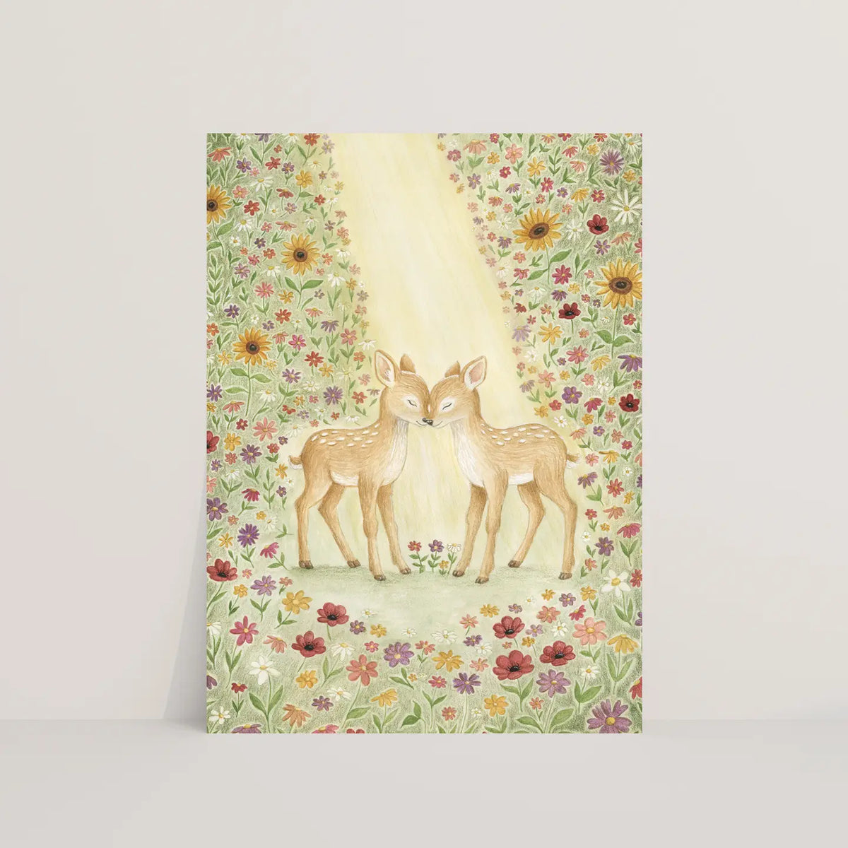 Deer Postcard
