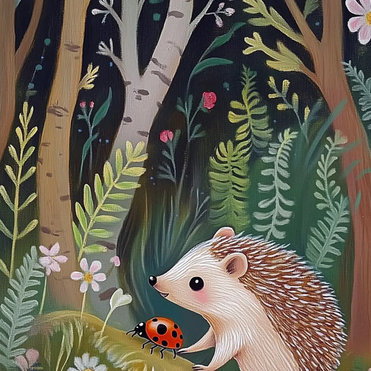 Forest Friends Hedgehog & Ladyug