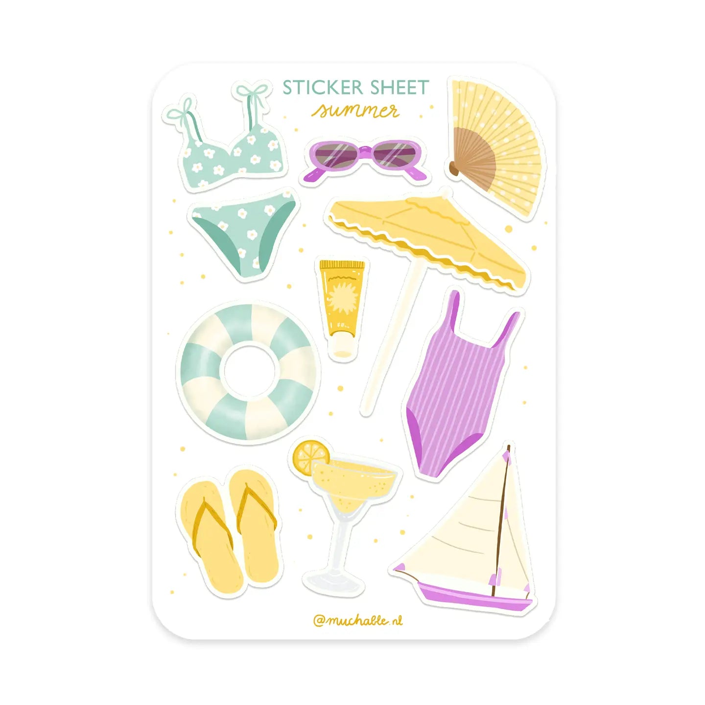 Summer Sticker Sheet