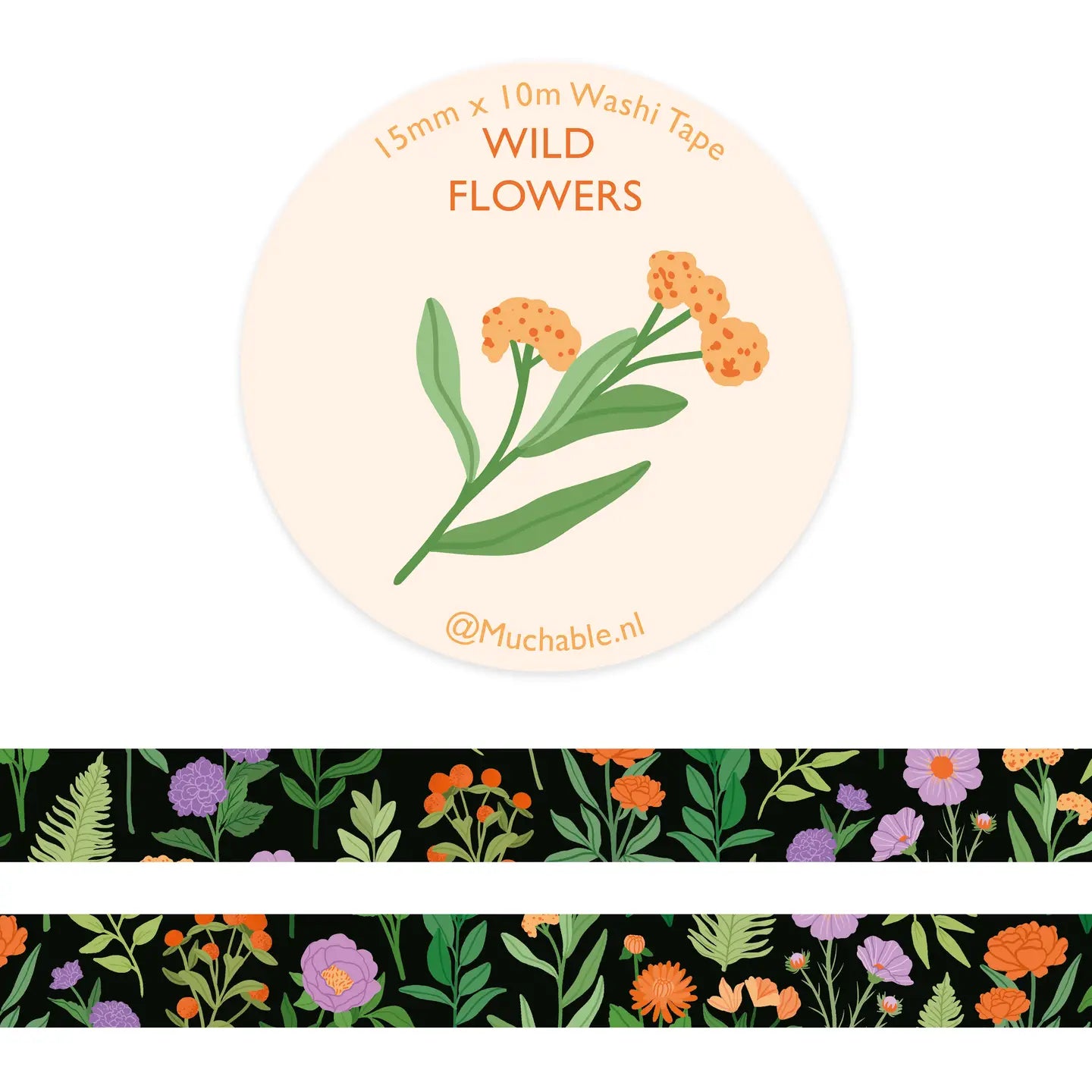 Wild Flowers Washi Tape