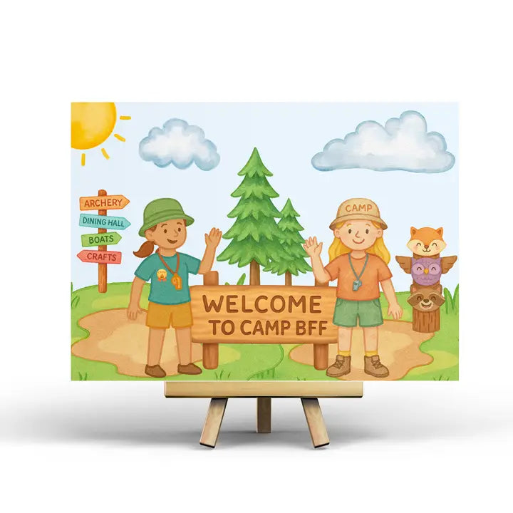 Camp BFF Postcard