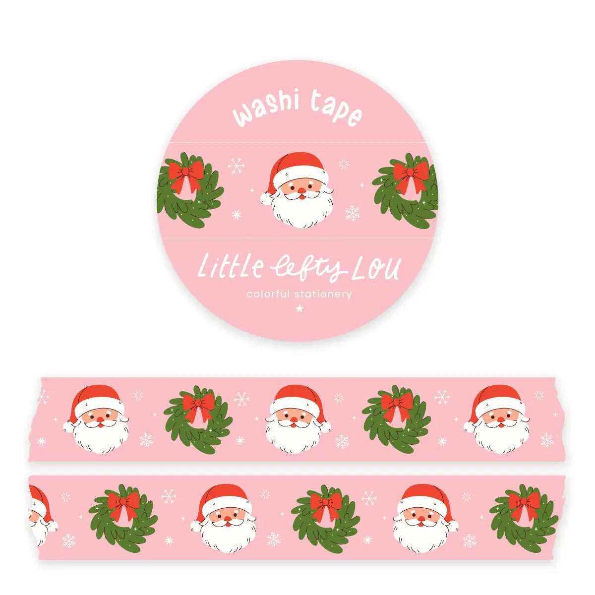 Santa & Wreath Washi Tape