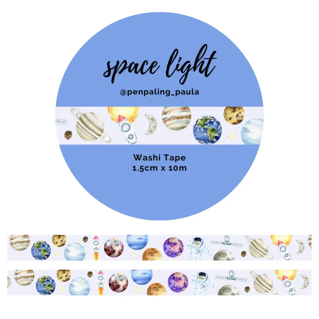 Space Washi Tape Light