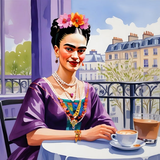 Frida in Cozy Cafe