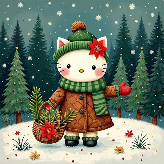 Hello Kitty Wintertime Forest