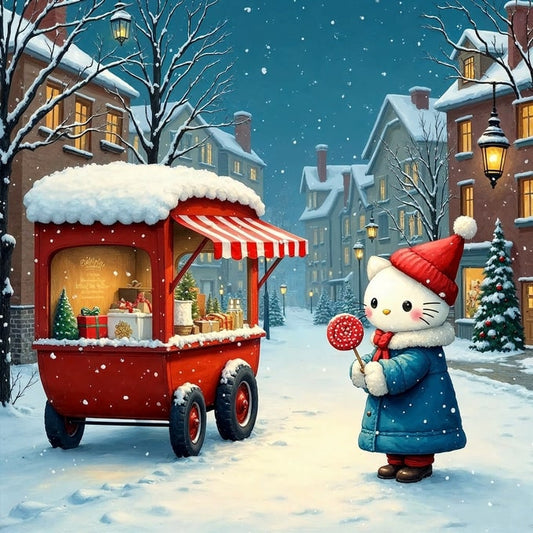 Hello Kitty Goes to Winter Market