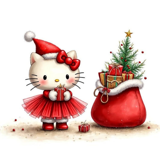Hello Kitty Giving Gifts
