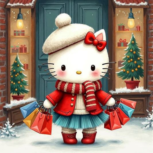 Hello Kitty Goes Holiday Shopping