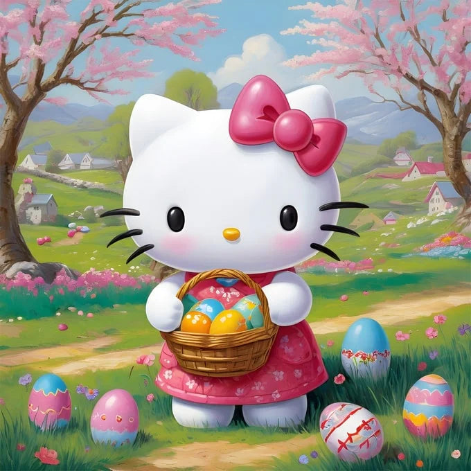 Hello Kitty Does Easter