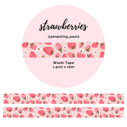 Strawberries Washi Tape