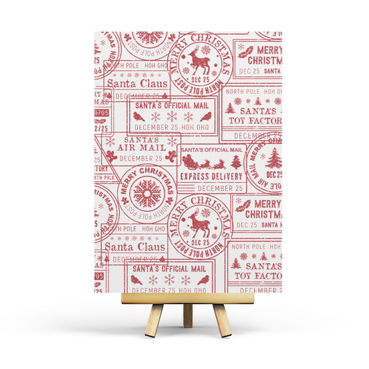 Christmas Postmarks Postcard
