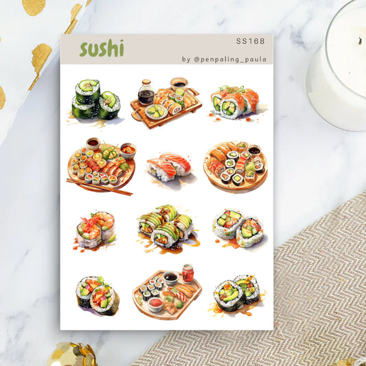 Sushi Sticker Sheet