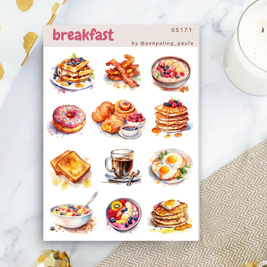 Breakfast Sticker Sheet