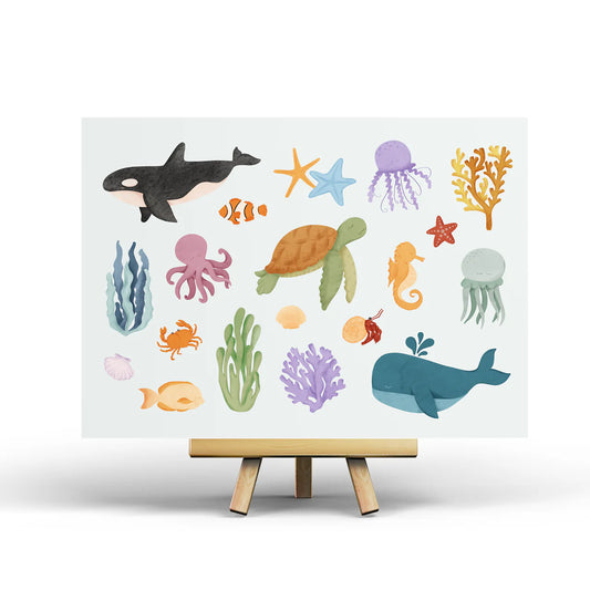 Sea Creatures Postcard
