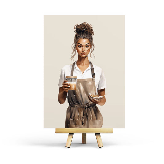Barista Postcard