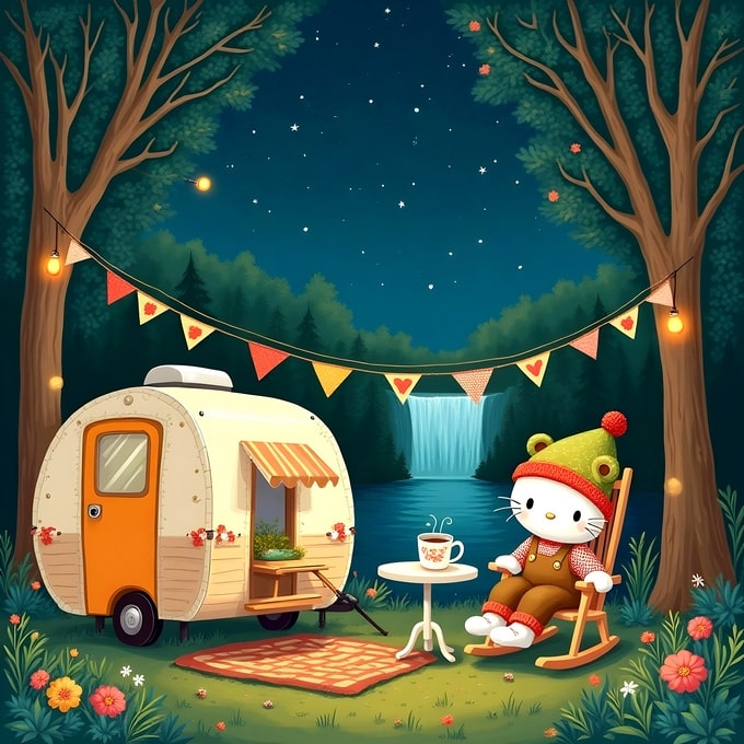 Hello Kitty's Campsite