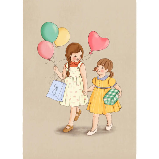 Belle & Boo Postcard "Party Guests"