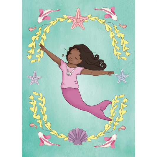 Belle & Boo Postcard "Dance of the Mermaid"