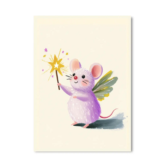 Fairy Mouse Postcard