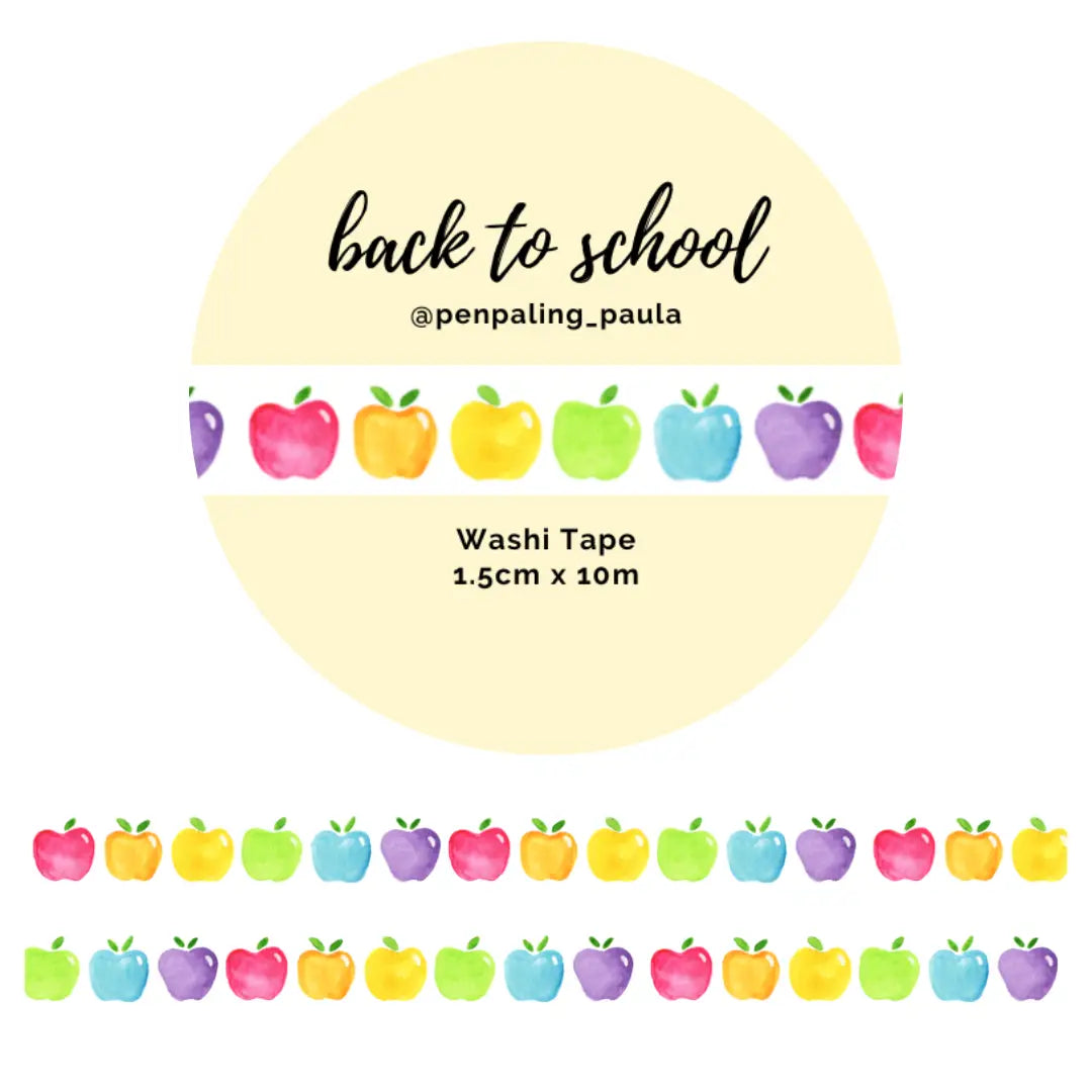 Back to School Washi Tape
